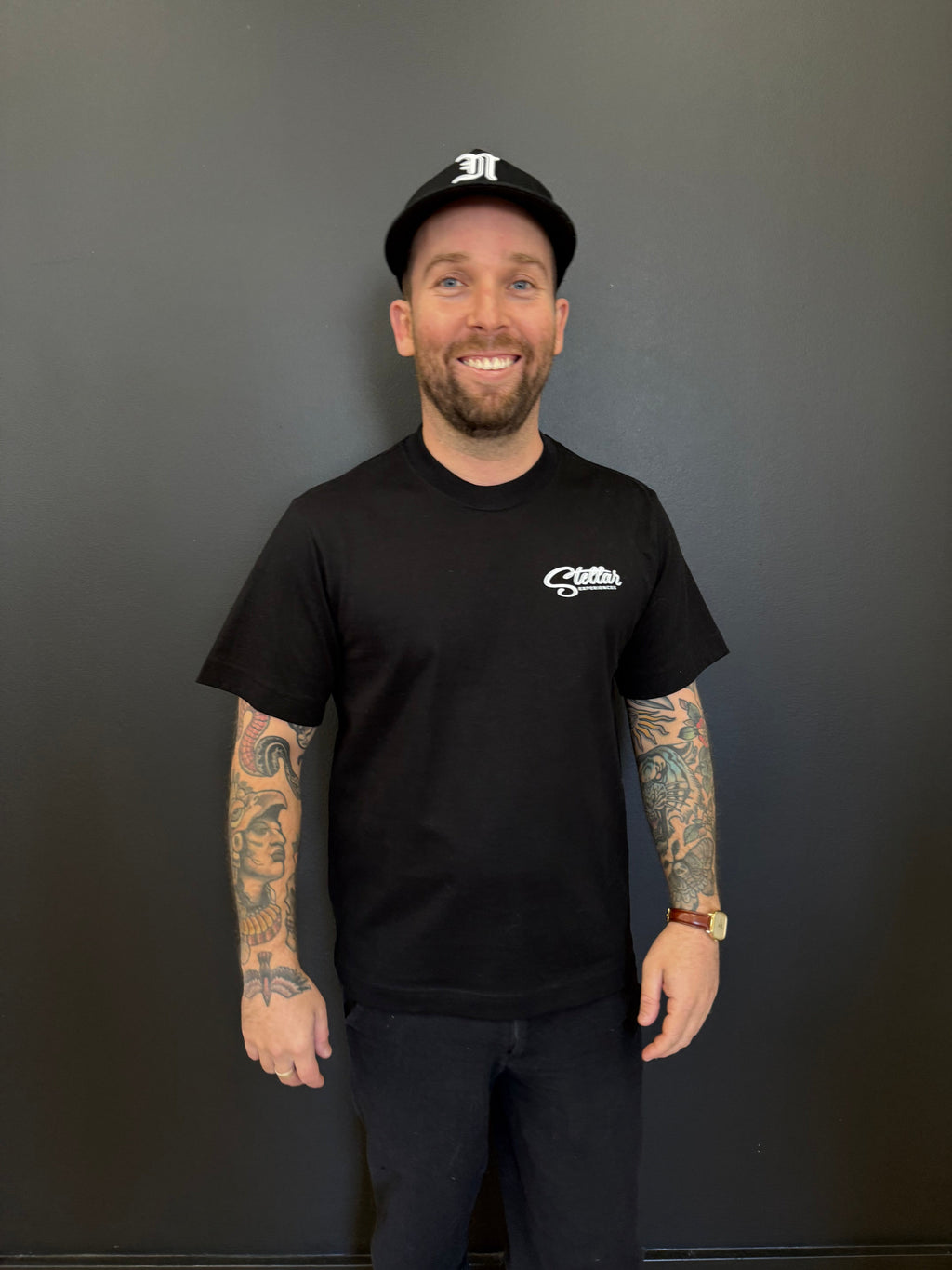 Stellar Logo Tee Mens Black 1