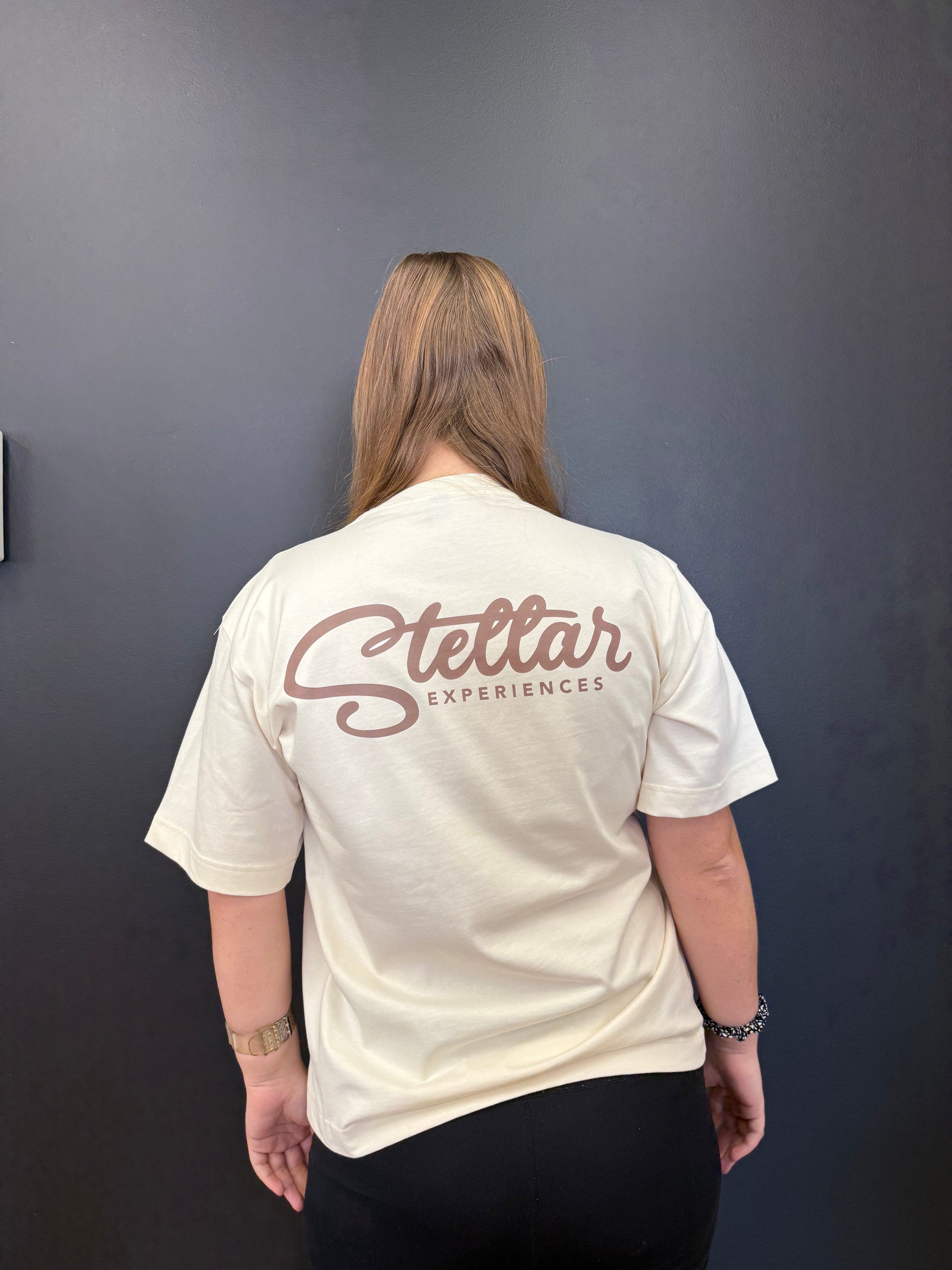 Stellar Logo Tee Womens Ecru 2